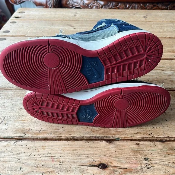 Nike SB Dunk High QS "Reese Forbes Denim" Sneakers - Picture 11 of 14